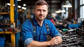 Парень автомеханик: Освоил профессию через интернет