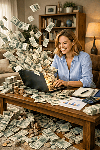 Девушка прошла профессиональную переподготовку в сфере финансов